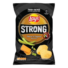  Burgonyachips LAY&#039;S Strong cayenne borsos-sajtos 120g előétel és snack