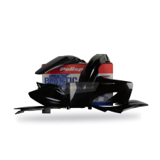  Burkolatkészlet Polisport CR 125 CR250 04-07 fekete egyéb motorkerékpár alkatrész