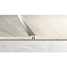  Burkolatváltó Alu T 18mm 2,5m Elox Titán élvédő, sín, szegélyelem