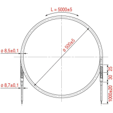  BURKOLT FŰTŐELEM RSV-500 1900W 2 beépíthető gépek kiegészítői
