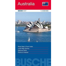 Busche map Ausztrália térkép Busche Map 1 : 5 000 000 térkép
