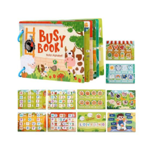  Busy Book - Csináld magad fejlesztő könyv - A farm, az ábécé egyéb bébijáték