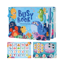  Busy Book - Csináld magad fejlesztő könyv - Számok egyéb bébijáték