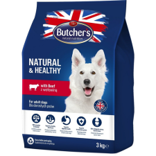 Butcher's Natural&Healthy száraz kutyatáp marhahússal 3 kg kutyaeledel