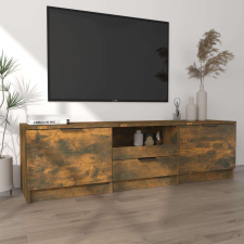 Bútor Market Füstös tölgy színű szerelt fa tv-szekrény 140 x 35 x 40 cm bútor