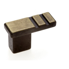 Bútorfogantyú 1818-30 ZN31 gomb antikolt bronz bútor