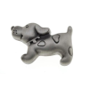 Bútorfogantyú 1885-56 ZN 50 kutya gomb antikolt ezüst
