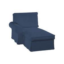 Bútorhuzatok.hu Ektorp fekvőfotel huzat (bal oldali karfával) - Hanna denim lakástextília