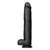  BUTTR Operation Dingo - óriás élethű dildó - 43 cm (fekete)