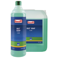 Buzil szappan bázisú padló tisztítószer, 1 liter tisztító- és takarítószer, higiénia