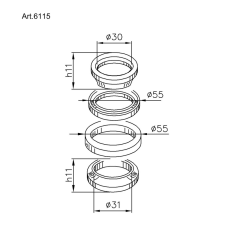 BUZZETTI kormánycsapágyak egyéb motorkerékpár alkatrész