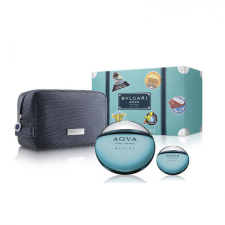 Bvlgari Aqva Marine SET: edt 100ml + edt 15ml + Kozmetikai Táska kozmetikai ajándékcsomag