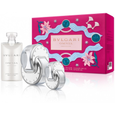 Bvlgari Omnia Crystalline,SET: edt 65 ml + edt 15ml + Testápoló 75 ml kozmetikai ajándékcsomag