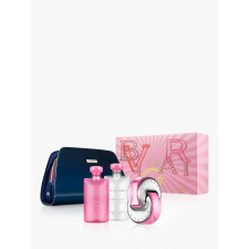 Bvlgari Omnia Pink Sapphire SET: edt 65ml + Testápoló 75ml + tusfürdő gél 75ml + Kozmetikumi táska kozmetikai ajándékcsomag