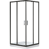 BWO Zuhanykabin szögletes fekete 90 cm x 90 cm x 180 cm