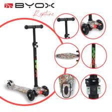 Byox Byox Rapture 3 kerekű roller - Türkiz-Piros roller