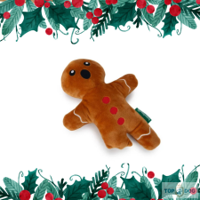  BZ karácsonyi kutyajáték mézeskalács ember csipogóval 25X18X5,5 cm játék kutyáknak