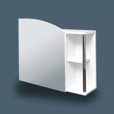  C04 tükrös szekrény 1 ajtós íves fürdőszoba bútor