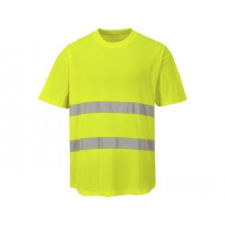  C394 - Hálós póló - Sárga munkavédelem