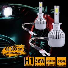 C6 led autó első reflektor izzó szett H1 izzó