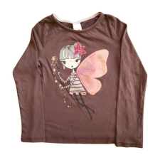  C&amp;A barna tündéres kislány hosszú ujjú felső (méret: 122) gyerek póló