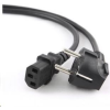 C-Tech 230V IEC Táp Fekete 3m CB-PWRC13-3 (CB-PWRC13-3)