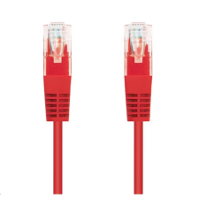 C-Tech UTP CAT5E Összekötő Piros 5m CB-PP5-1R kábel és adapter