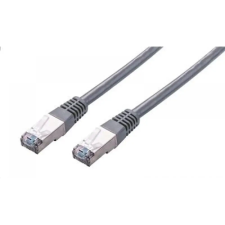 C-Tech UTP CAT5E Összekötő Szürke 1m CB-PP5F-1 kábel és adapter