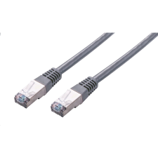 C-Tech UTP CAT5E Összekötő Szürke 2m CB-PP5F-2 (CB-PP5F-2) kábel és adapter