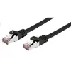 C-Tech UTP CAT6 Összekötő Fekete 1m CB-PP6F-1BK