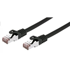 C-Tech UTP CAT6 Összekötő Fekete 50cm CB-PP6F-05BK kábel és adapter