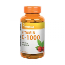 C - VITAMIN 1000 MG CSIPKEBOGYÓ TABLETTA 100X VITAKING vitamin és táplálékkiegészítő