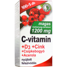  C-vitamin 1200 mg D3 Zn Csipkebogyó tabletta DR.CHEN 105x vitamin és táplálékkiegészítő