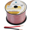 Cabletech Hangszóró Kábel 0.2mm Fekete/Piros (KAB0380)