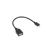 Cabletech KPO2907 USB kábel, USB aljzat - micro USB dugó, 20cm kábel és adapter