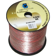 Cabletech OFC 1,0 mm-es Hangszóró Kábel (4941) kábel és adapter