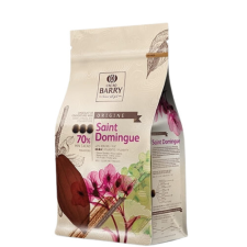 CACAO BARRY Santo Domingo étcsokoládé, 70%, 1kg sütés és főzés