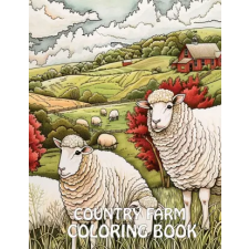 Cactus books Country Farm  Coloring Book | Earl James idegen nyelvű könyv