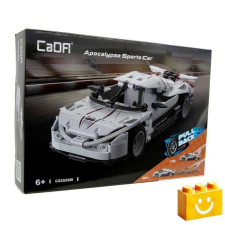  CaDA C52026W - Apocalypse fehér sportkocsi - 100% technic-kompatibilis építőjáték barkácsolás, építés