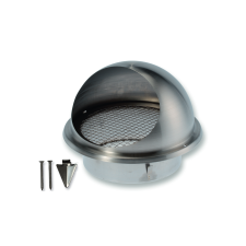 Cairox Rozsdamentes acél kültéri esővédő rács 150 mm hűtés, fűtés szerelvény