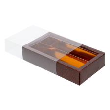 Cake Masters Cake-Masters bonbon doboz, barna, 145x75 mm sütés és főzés