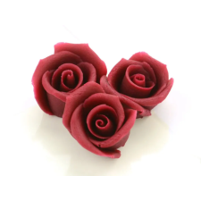 Cake Masters Cake-Masters marcipán rózsák, közepes, bordó, 4 db sütés és főzés
