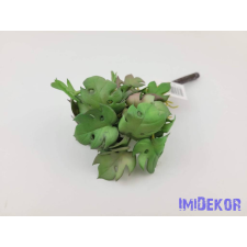  Cakkos levelű gumis bokor 21 cm - Mályvás Zöld dekorációs kellék