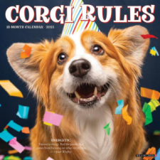  CAL 25 CORGI RULES 2025 WALL – WALL naptár, kalendárium