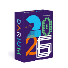  CAL 26 TYPODARIUM 2026 – BOX naptár, kalendárium