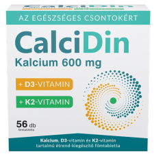  Calcidin kalcium d3-vitamin és k2-vitamin tartalmú étrend-kiegészítő filmtabletta 56 db vitamin és táplálékkiegészítő