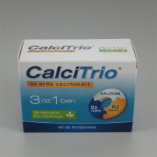 Calcitrio Calcitrio kalcium+k2+d3-vitamin filmtabletta 60 db gyógyhatású készítmény