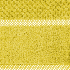 Caleb velúr törölköző Mustársárga 70x140 cm lakástextília