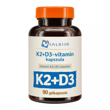 Caleido K2 + D3-vitamin gélkapszula 90db vitamin és táplálékkiegészítő