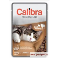 Calibra Cat Adult Lamb & Poultry 100g alutasakos macskaeledel báránnyal macskaeledel